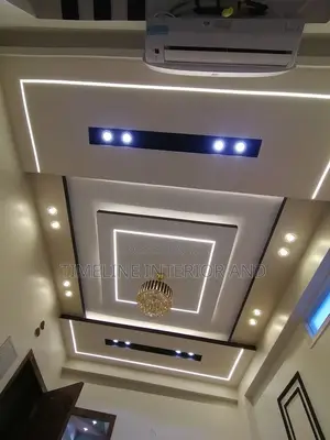 Photo - Gypsum Ceiling Elegant LED Strip Light