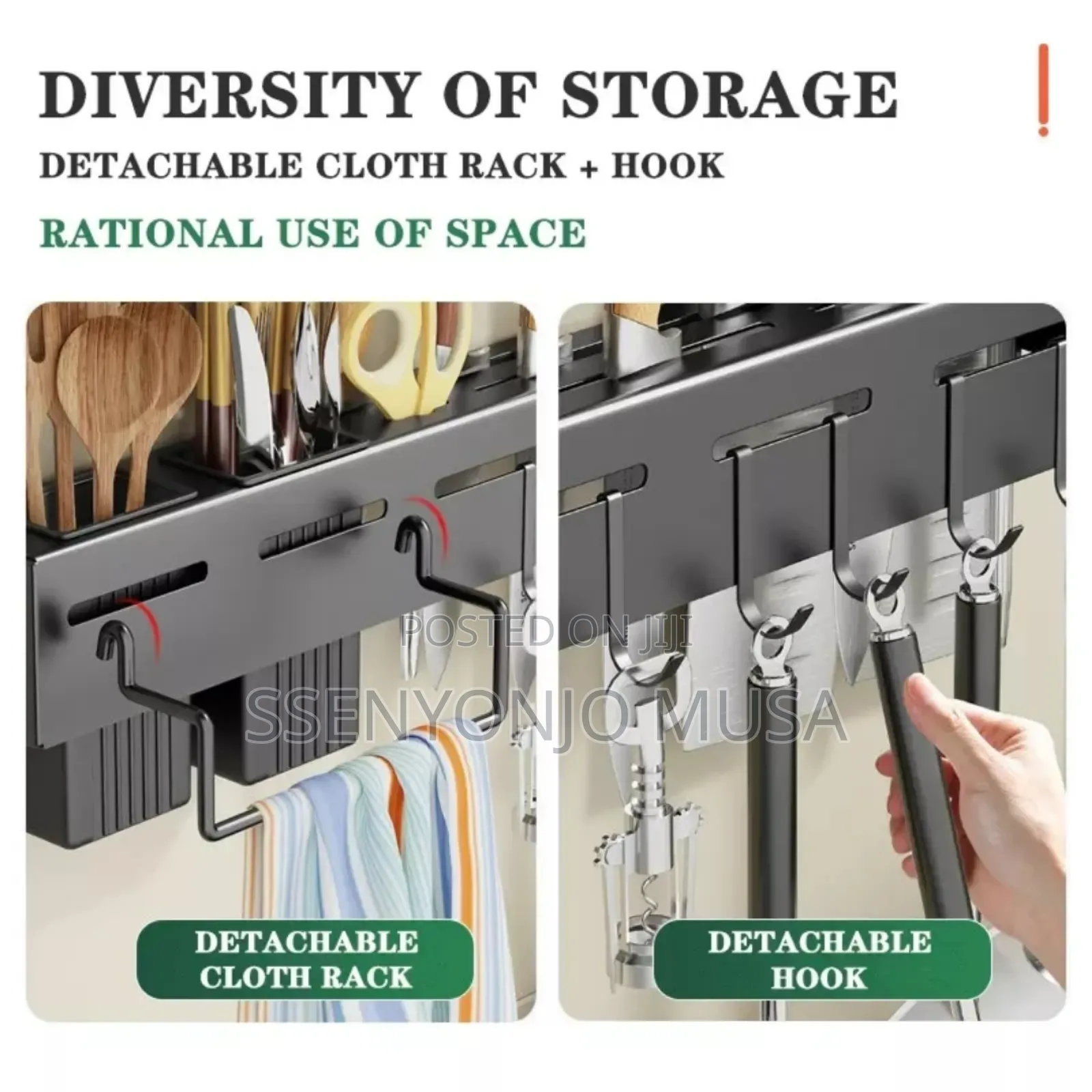 Multifunctional Tool Holder - Kitchen Utensil Storage With-