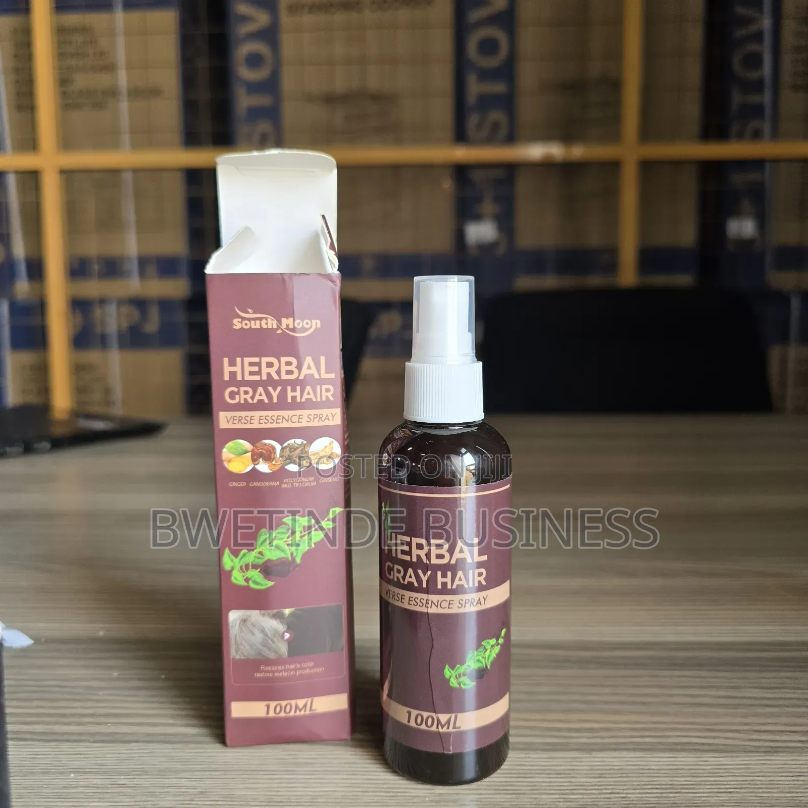 Herbal Gray Hair Reverse Essence Spray