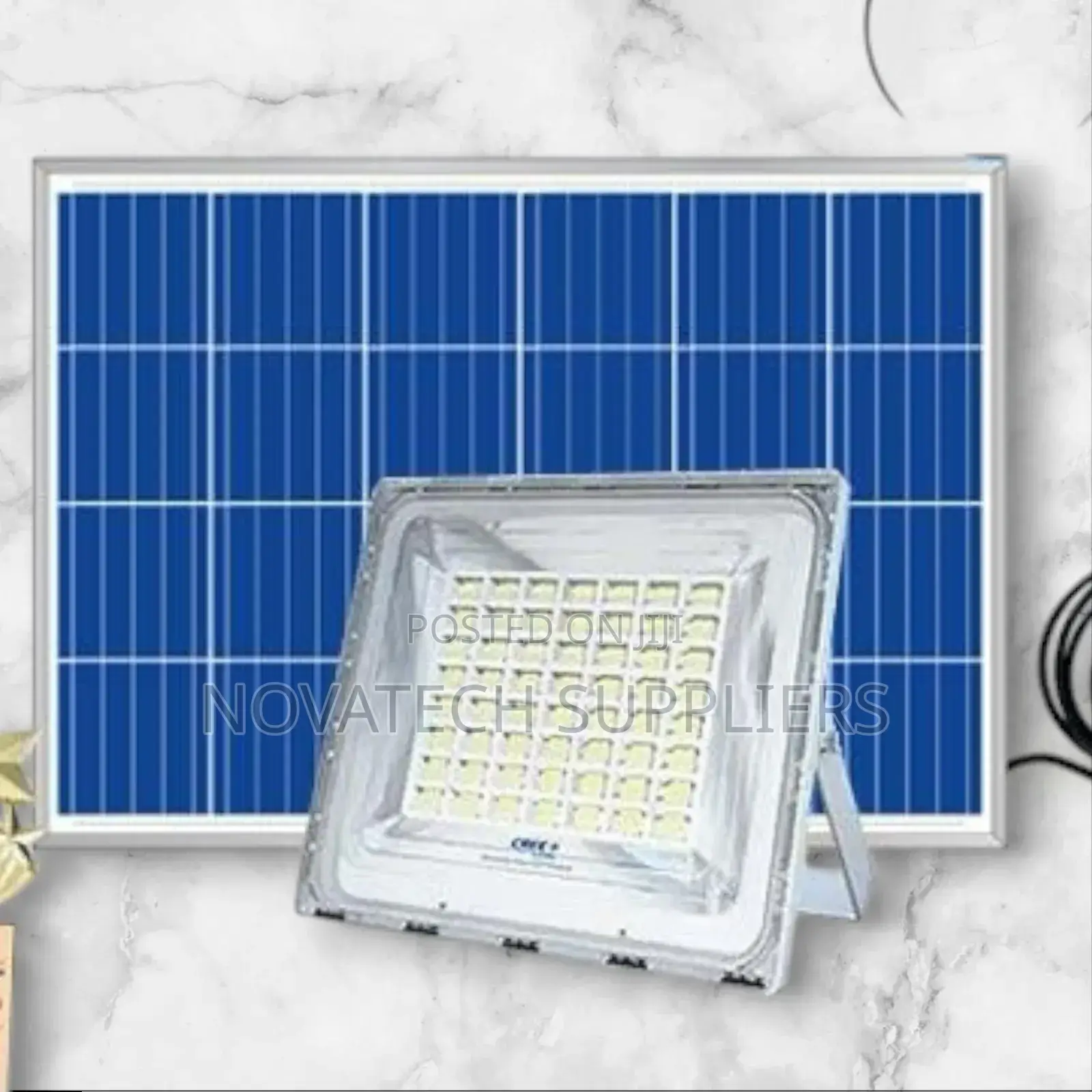 400W Blue Carbon Wawa Solar Flood Lights Babo