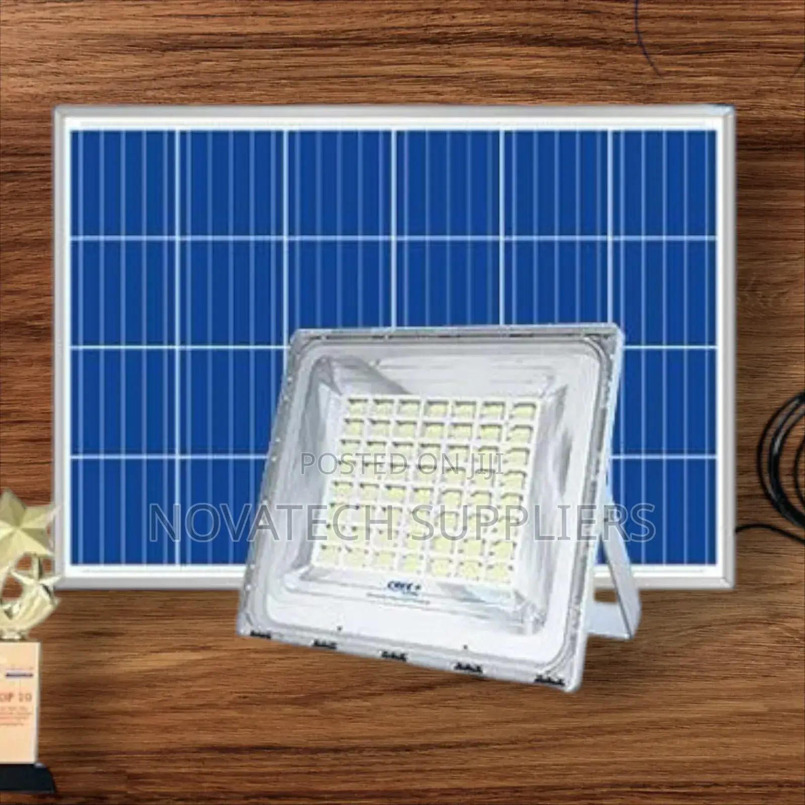 400W Blue Carbon Wawa Solar Flood Lights Kobe