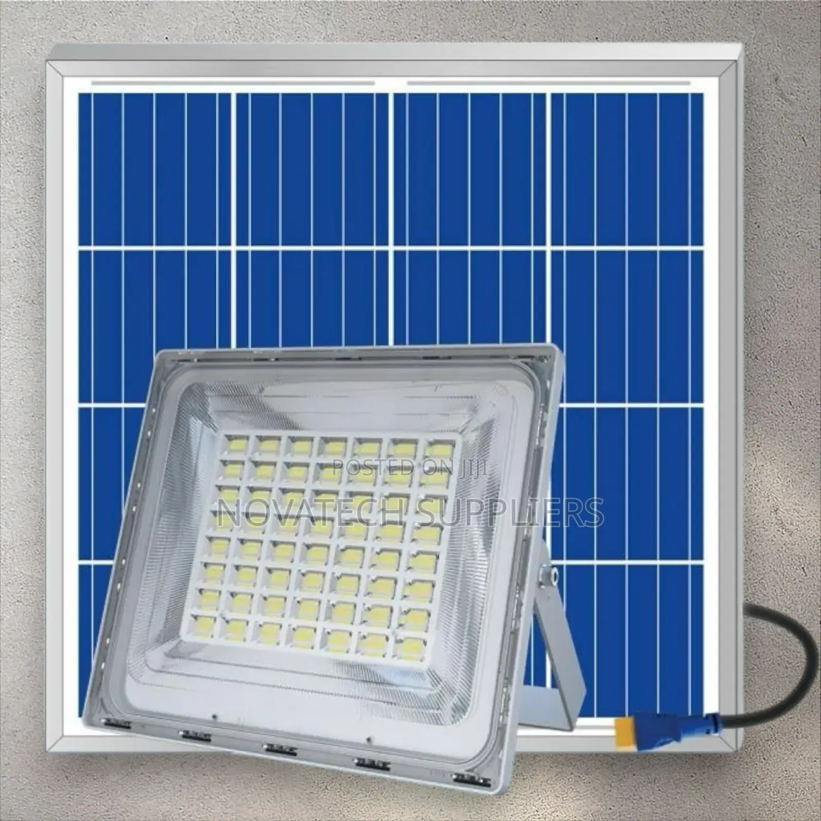 500W Blue Carbon Wawa Solar Flood Lights Hedg