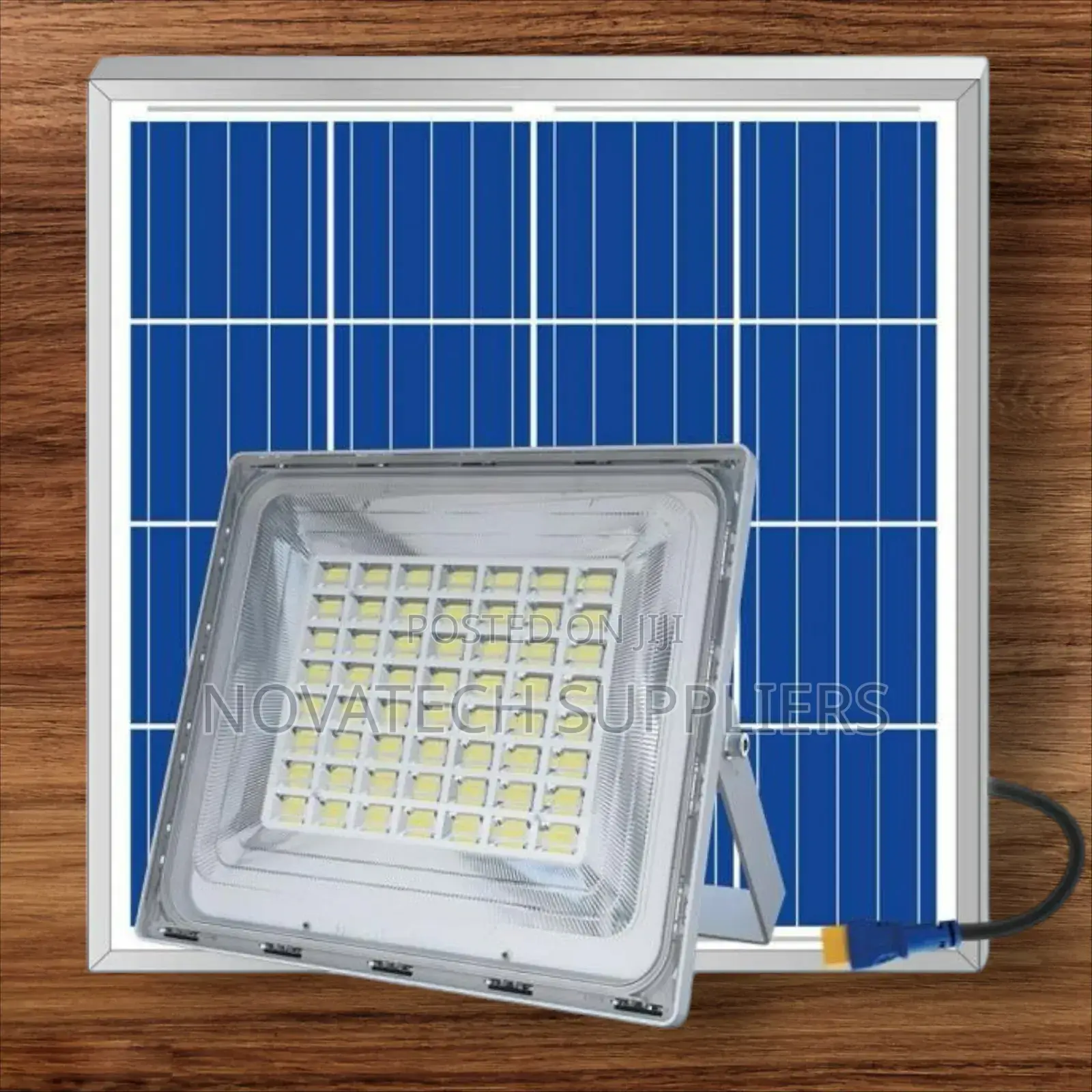 500W Blue Carbon Wawa Solar Flood Lights Ngomb