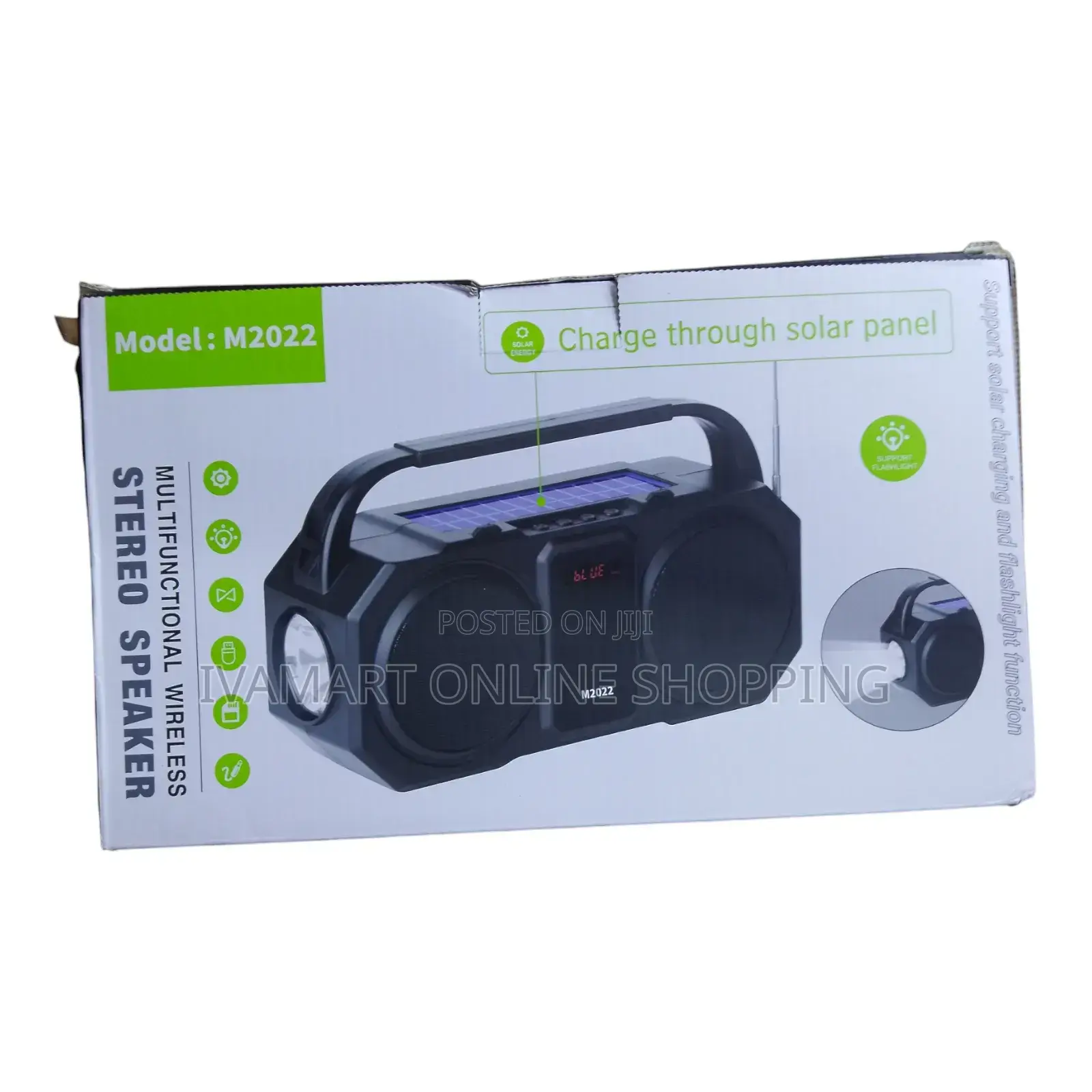 M2022 Wireless Stereo Speakers / Radio - With Torch