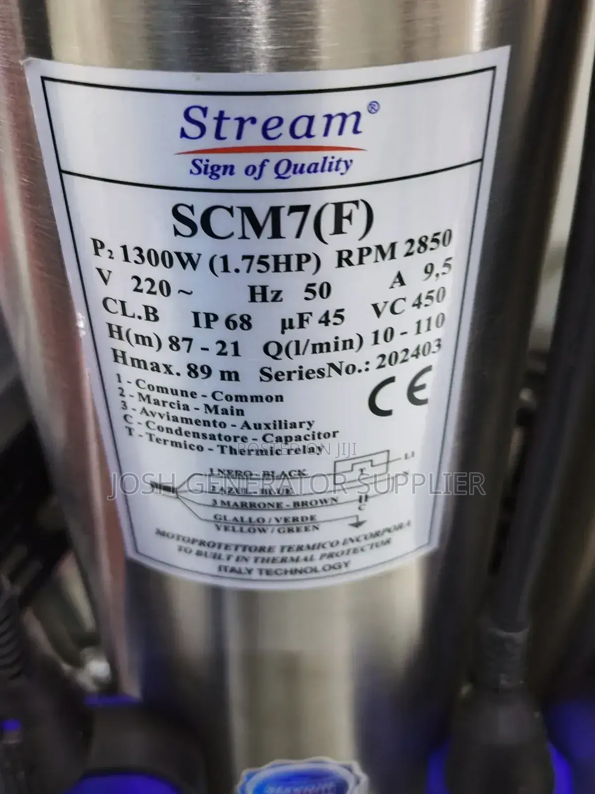 89m Head Submersible Pump