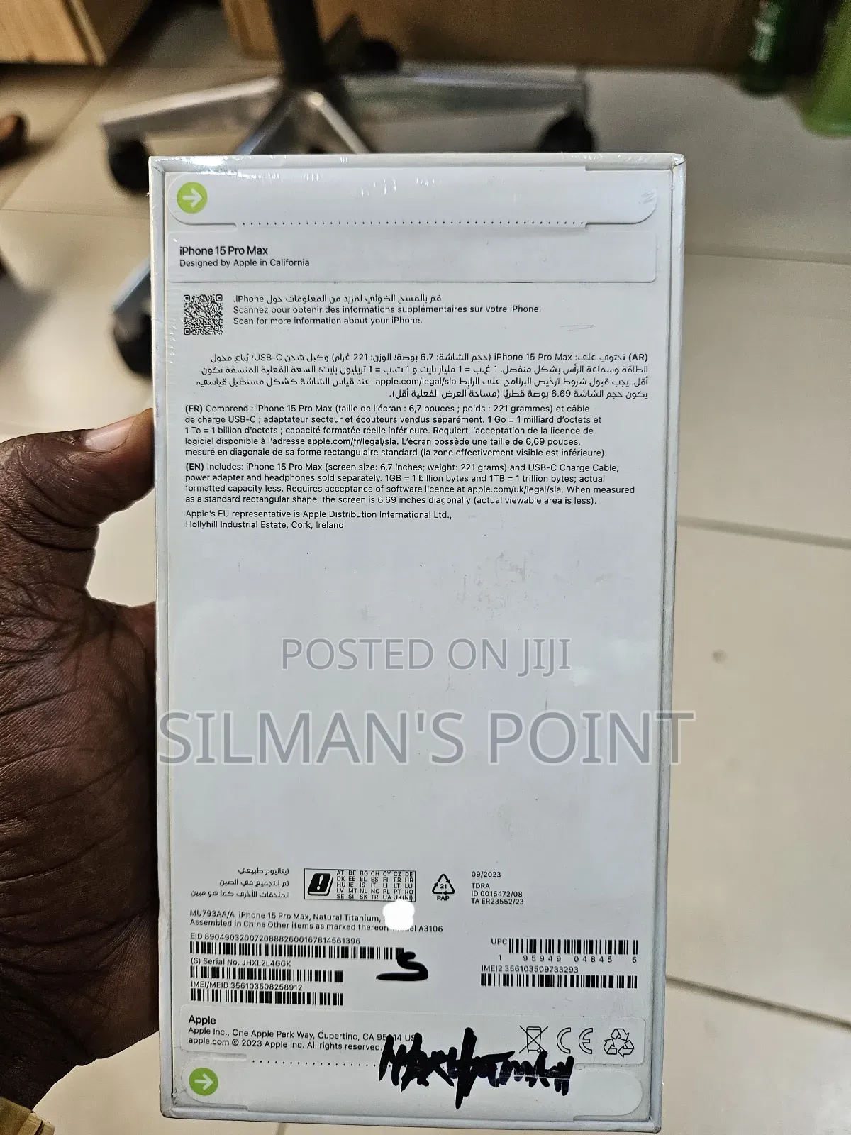 New Apple iPhone 15 Pro Max 1 TB Gold