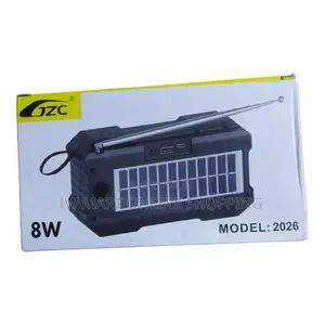 GZC 2026 Wireless Portable Speaker - Solar Rechargeable