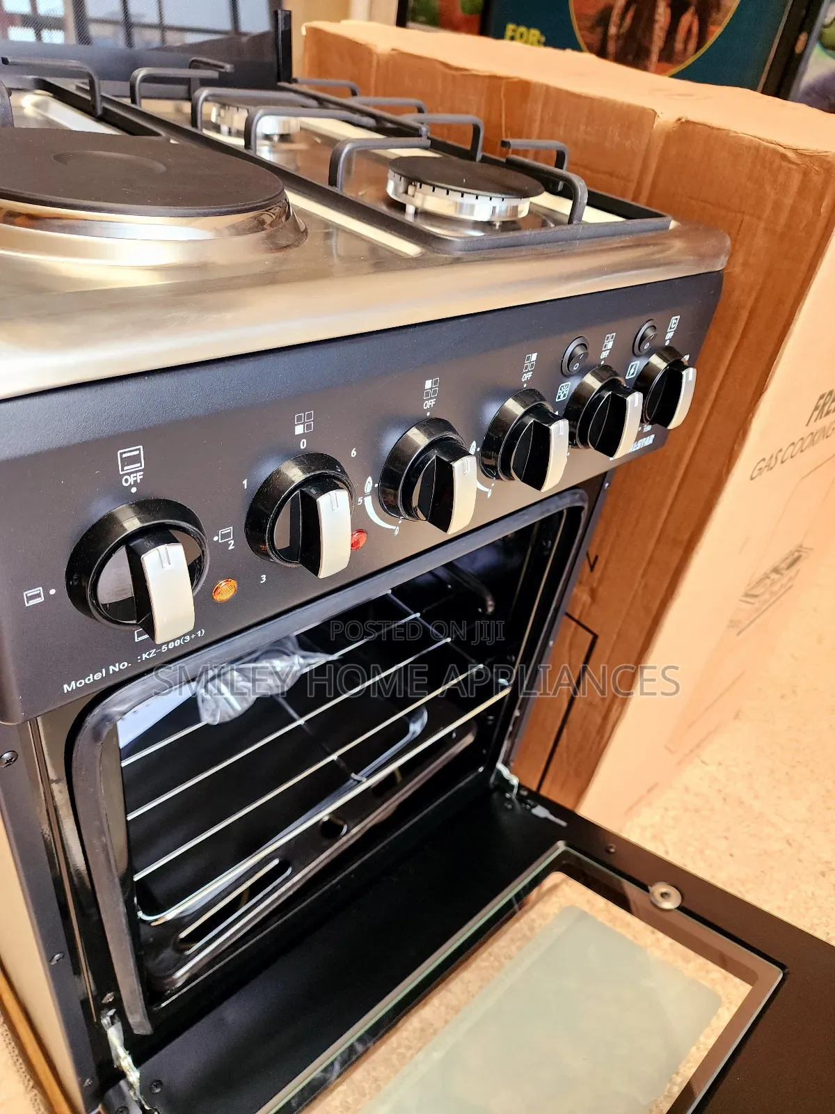 Globalstar Gas Cooker 50cm by 50cm (3+1) Electric Oven