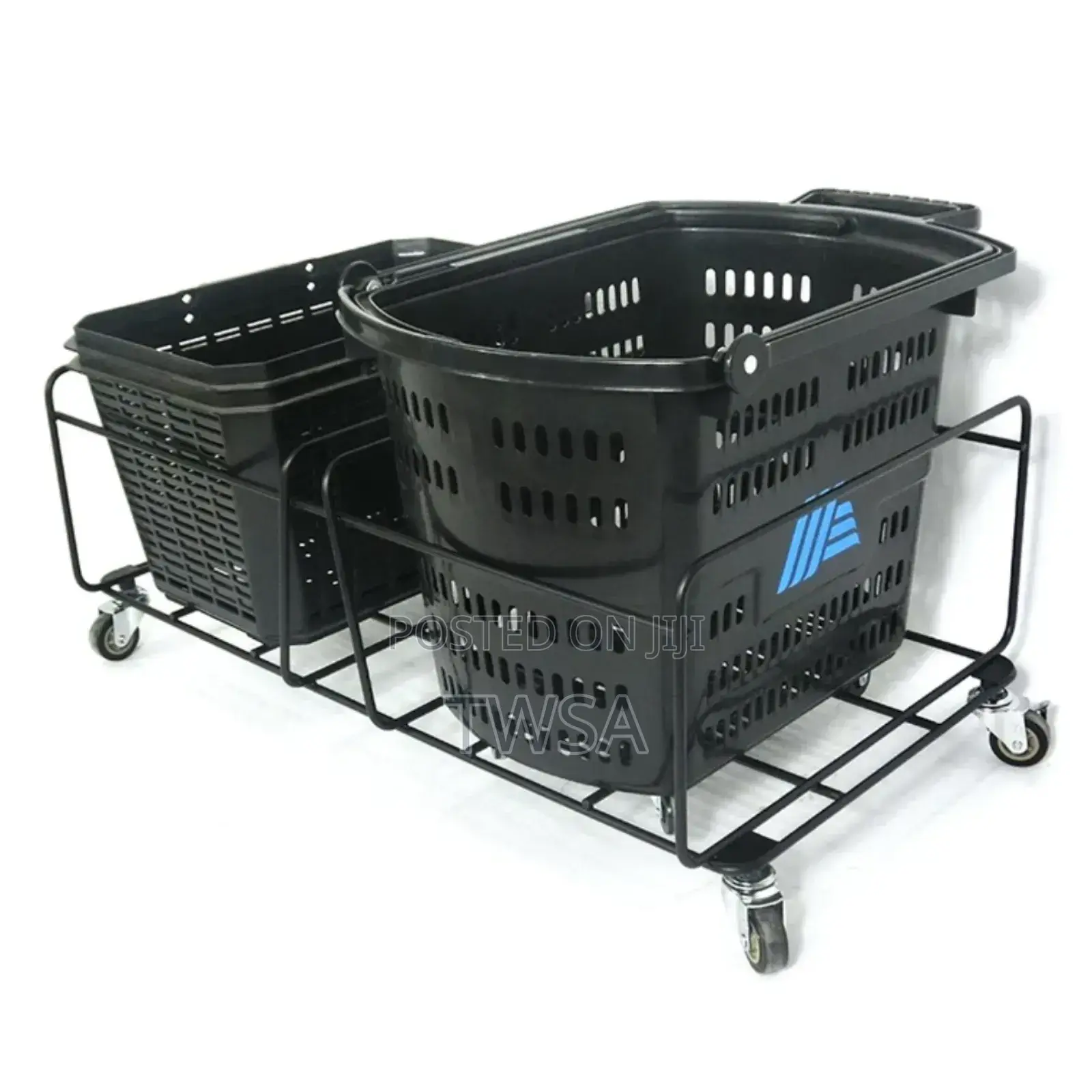 Shopping Basket Stock Tray With Wheels