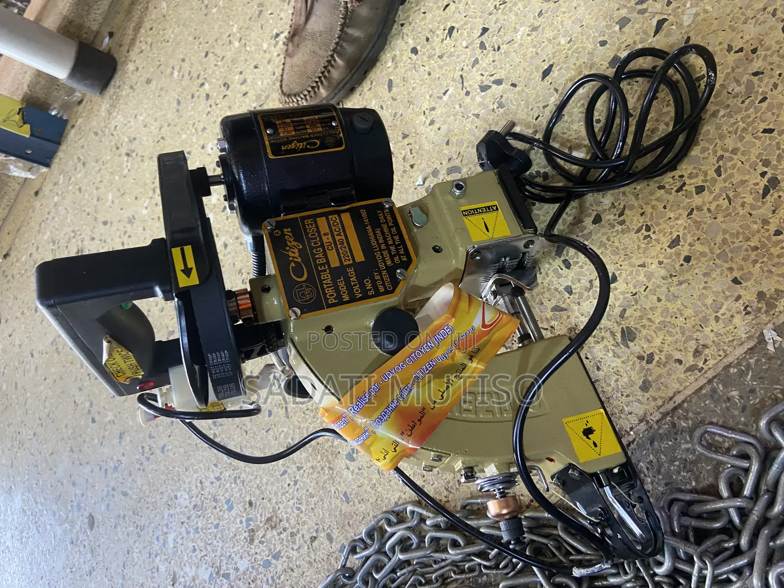 Portable Bag Closer Machine