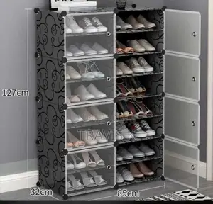 2 Collum Plastic Storage Rack