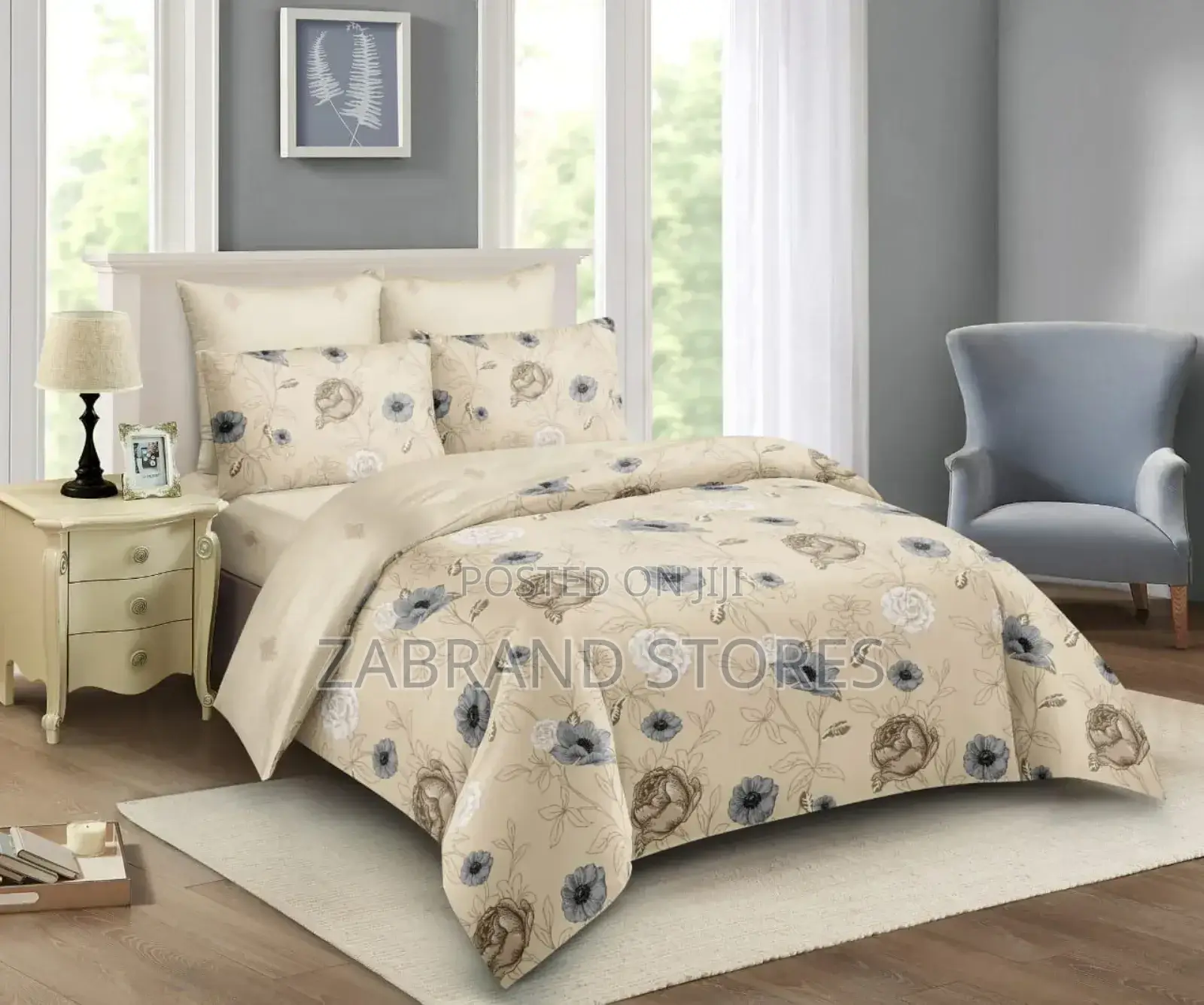 6*6 Duvet Cover/Bedsheets/Pillow Case Set