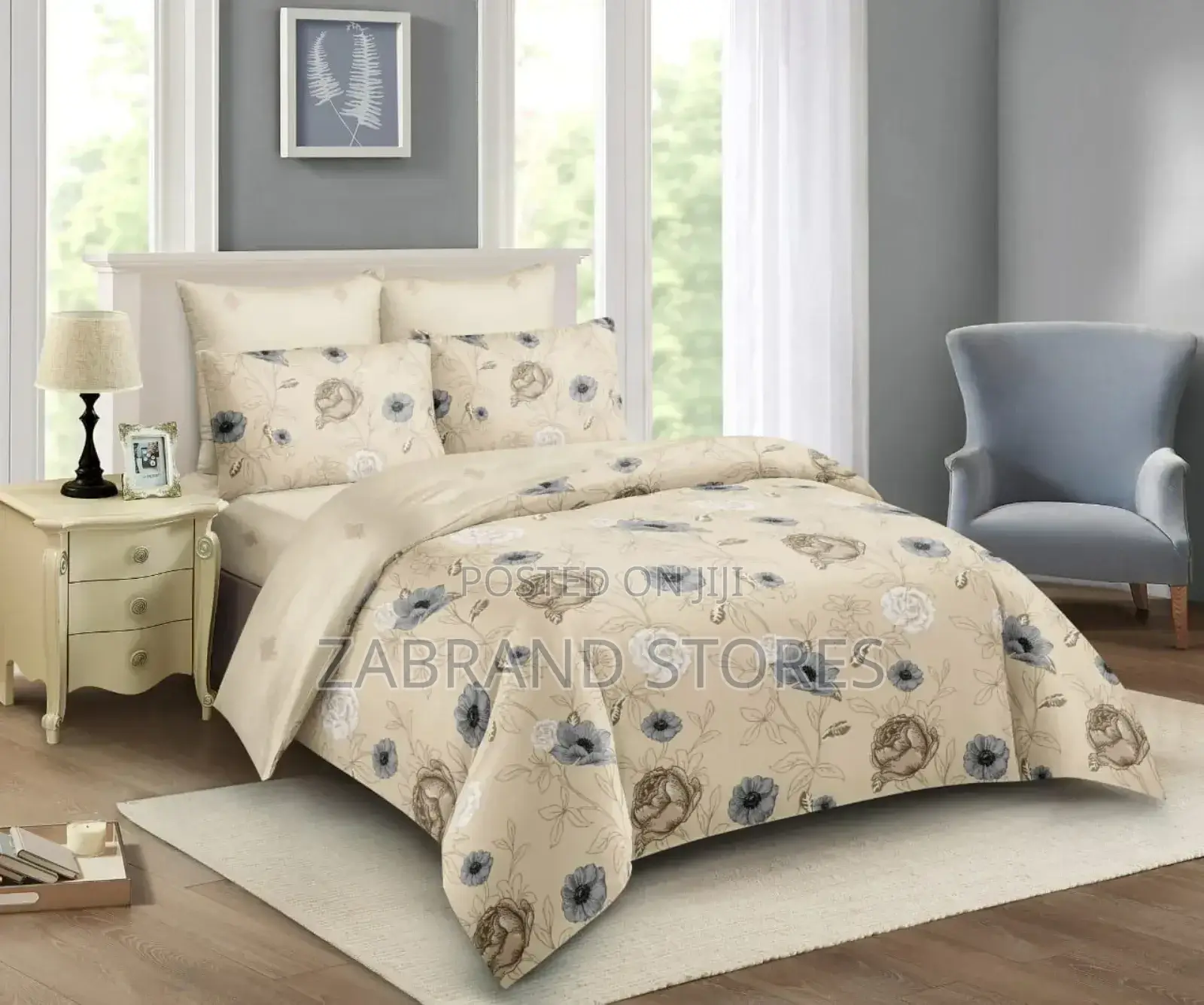 6*6 Duvet Cover/Bedsheets/Pillow Case Set