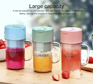 Straw Type Rechargeable Juicer Blender