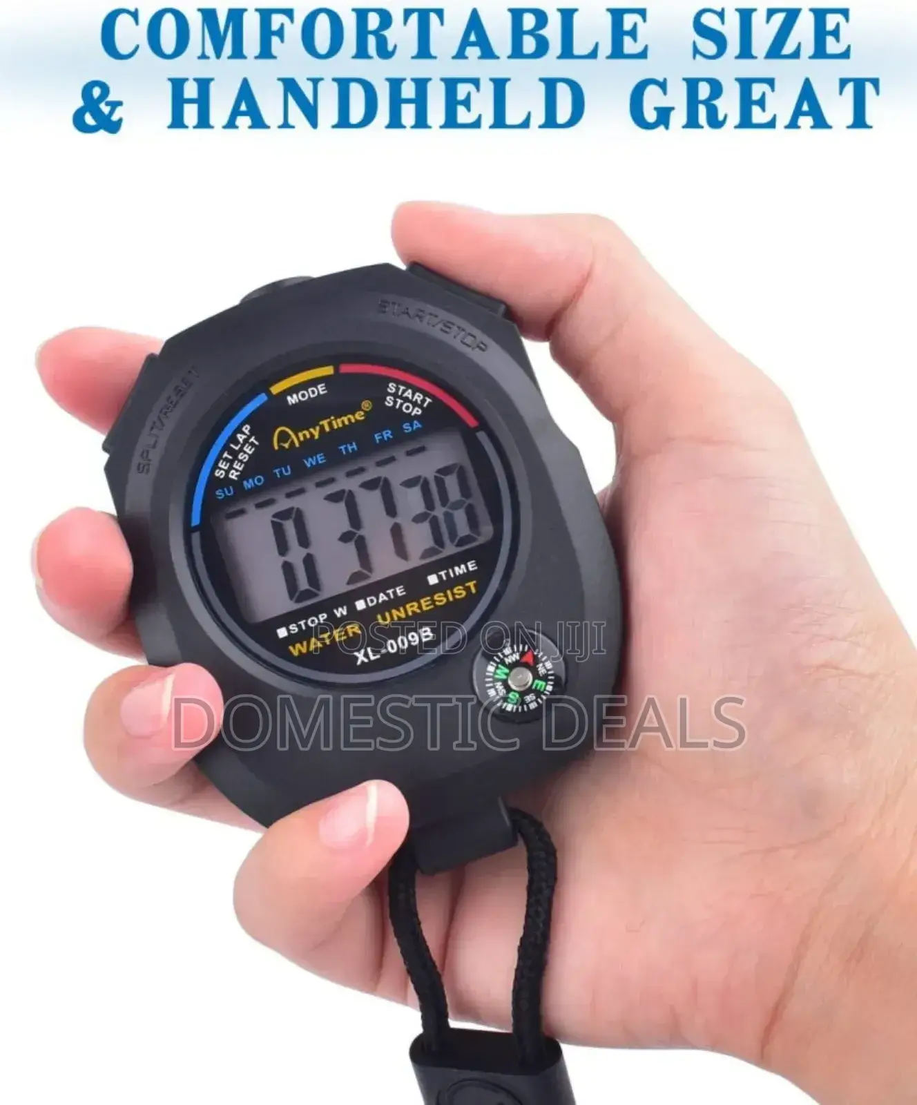 Waterproof Sports Digital Stopwatch