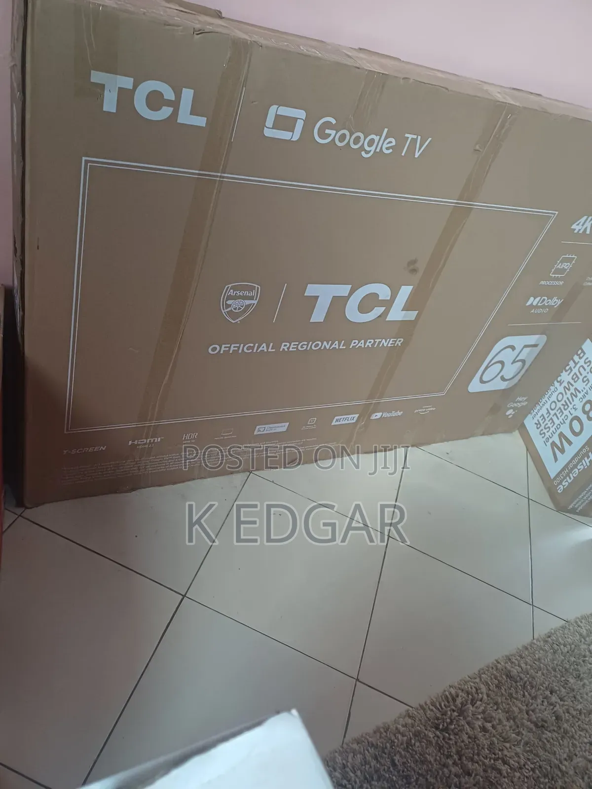 65 Inch TCL Smart Google Television