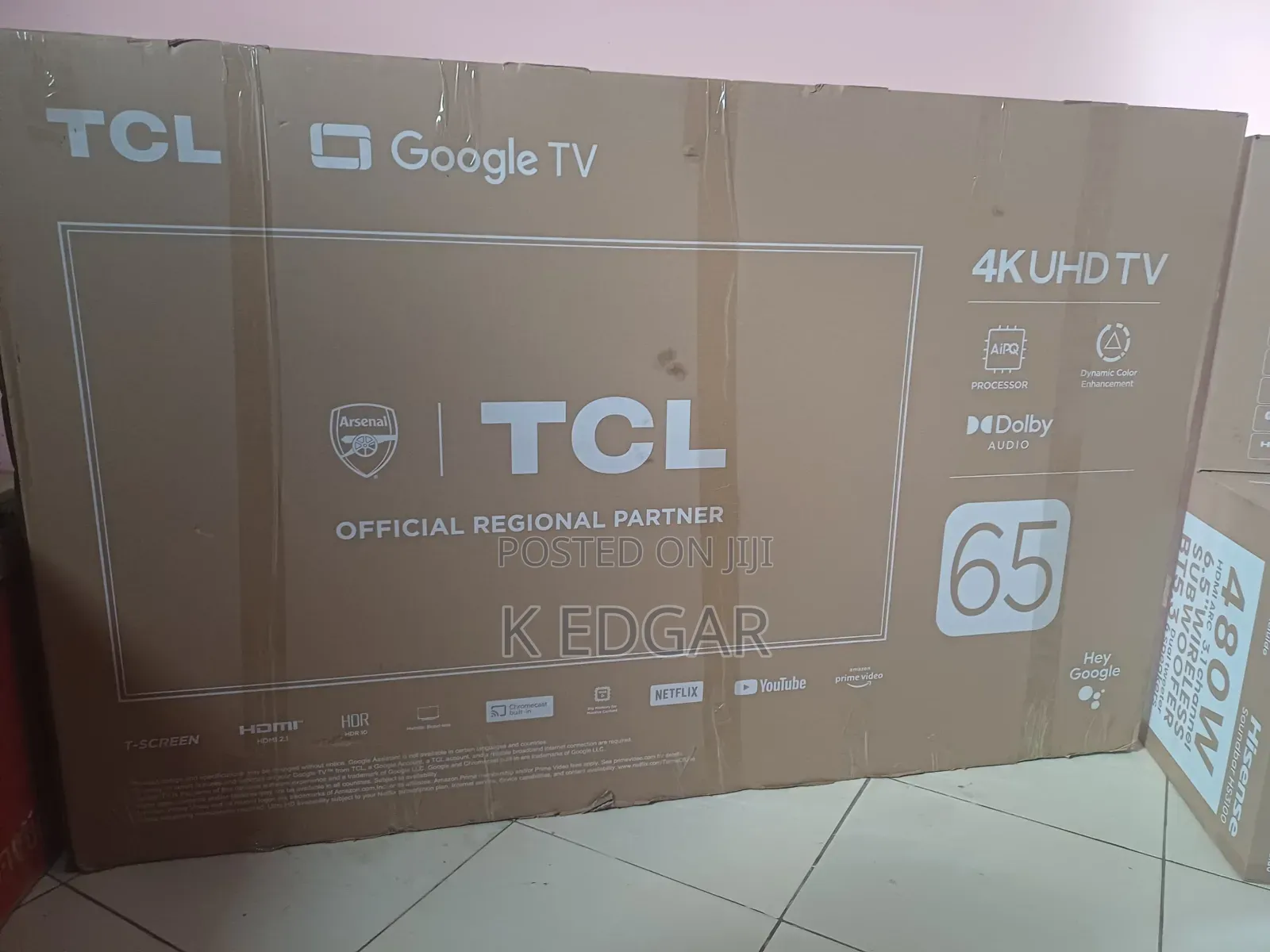 65 Inch TCL Smart Google Television