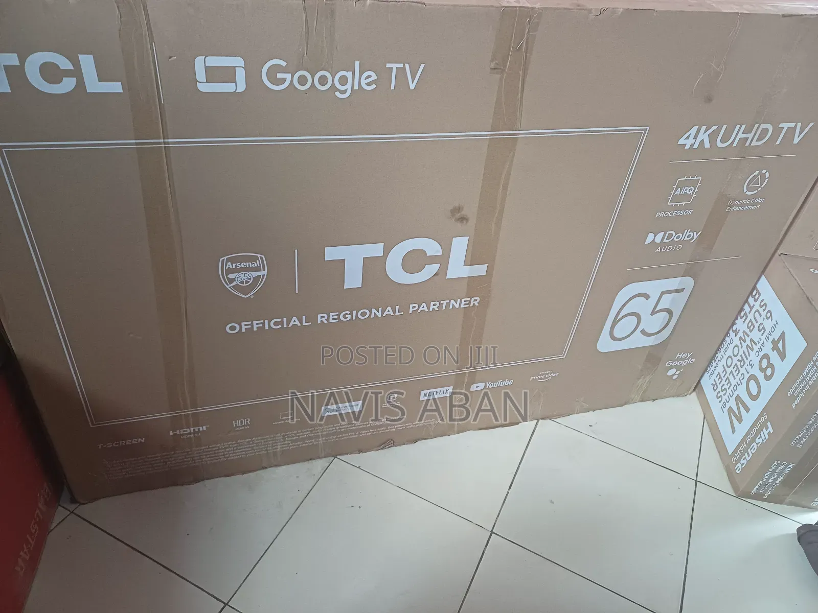Tcl 65 Inches Smart Google Tv With Free To Air