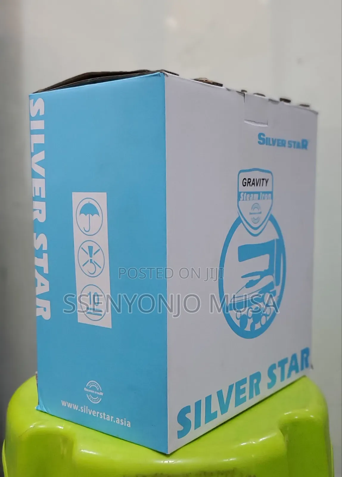 Silver Star Industrial Gravity Steam Iron Es-300l-220v,1600w