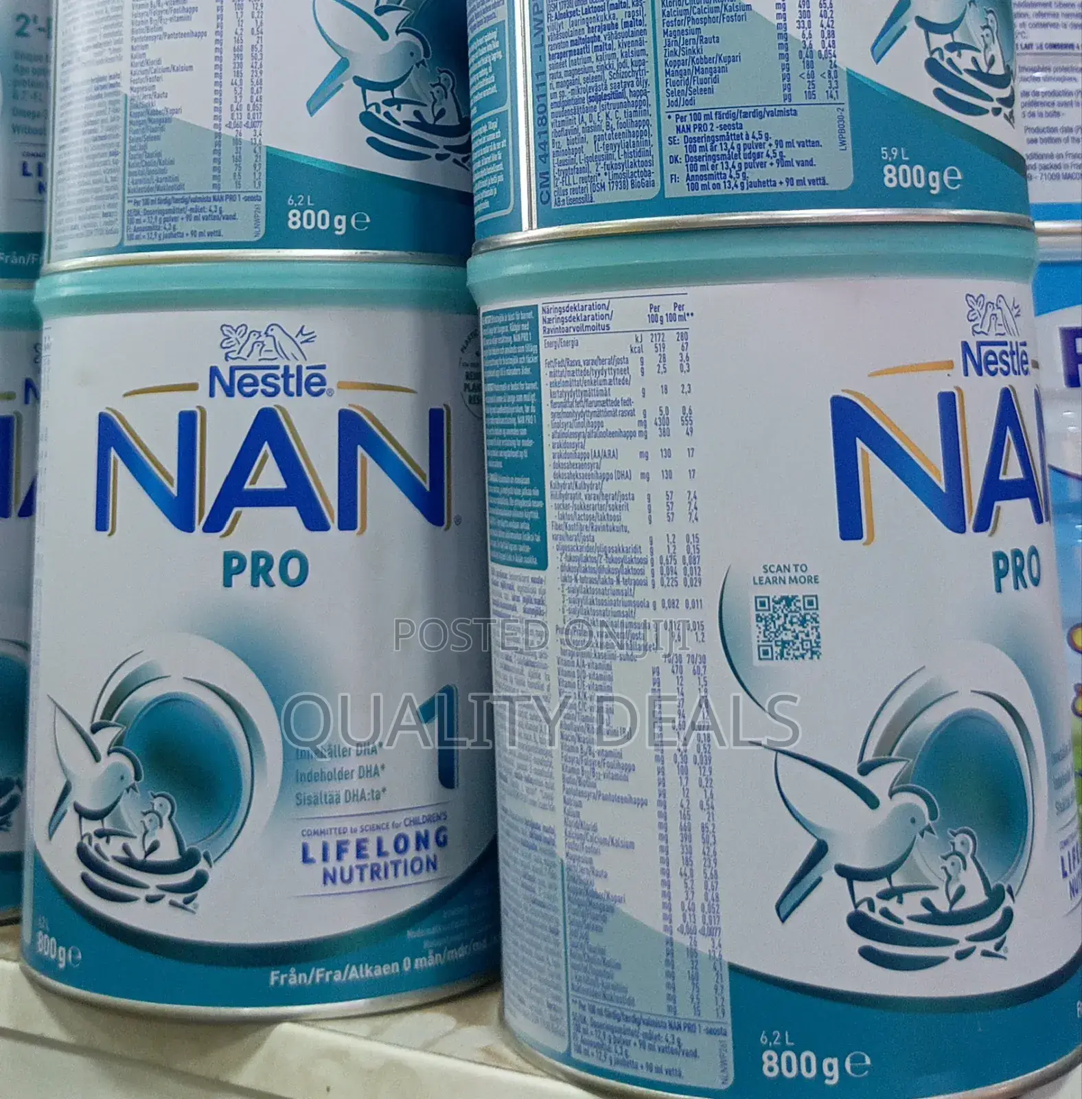 800g NAN 1 Pro Baby Milk Powder