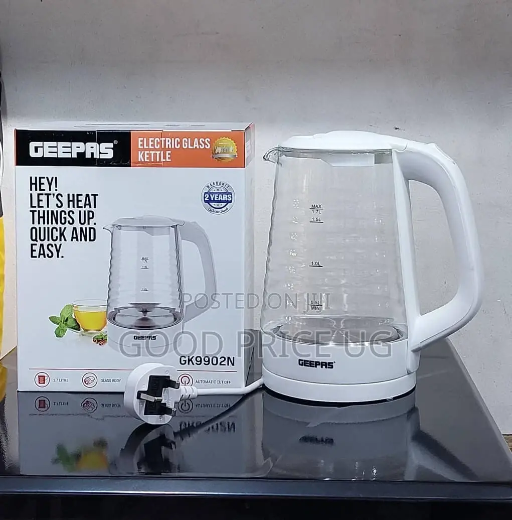 GEEPAS Electric Glass Kettle GK9902N