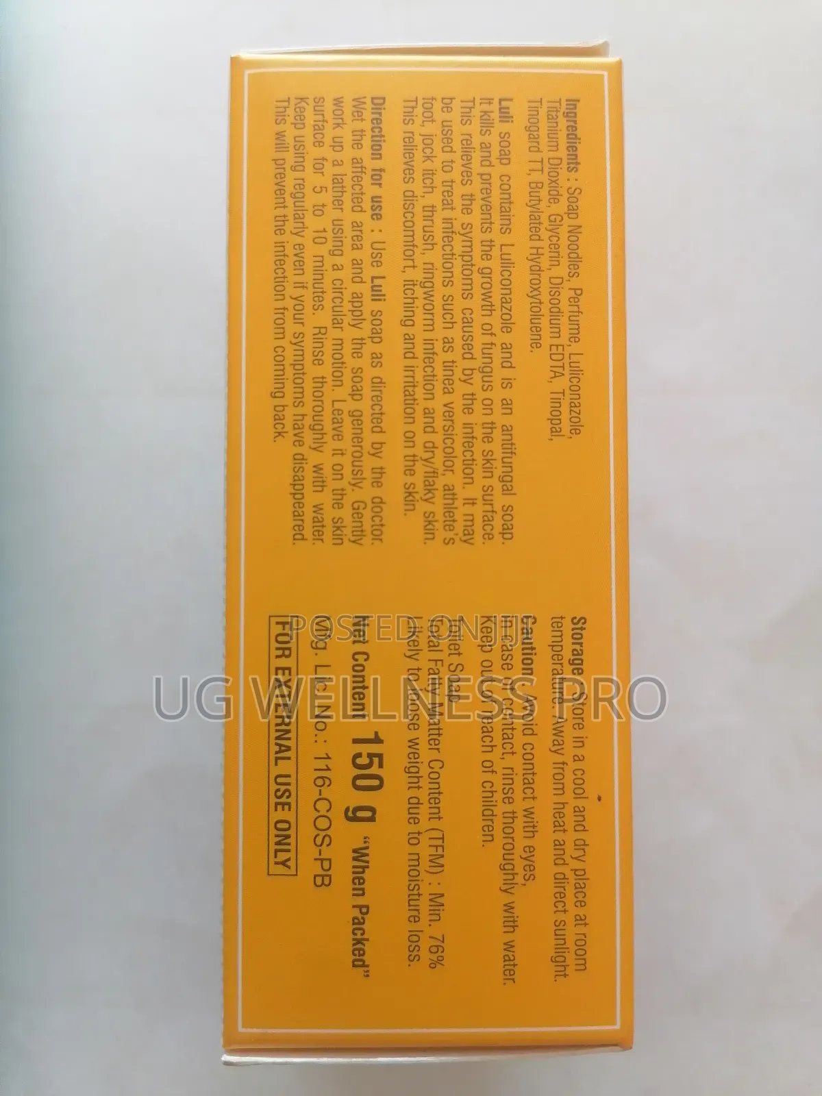 Luli Soap Relief From Fungal Infections