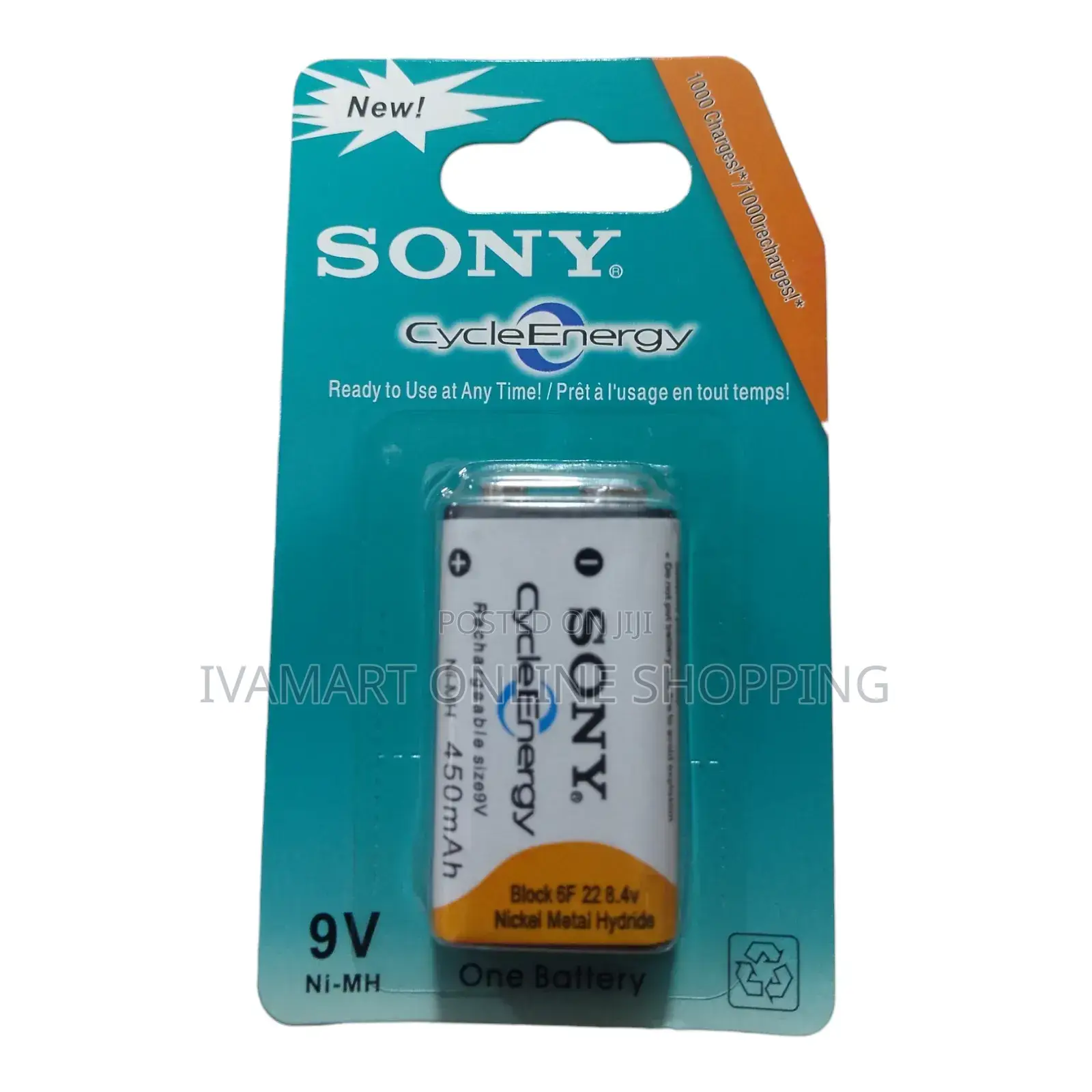 Sony Rechargeable Battery - 1000 Recharges