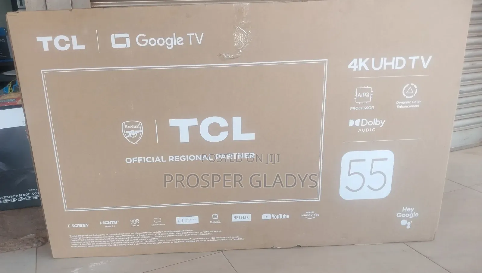 TCL 55 Smart Digital Flat Screen Flameless