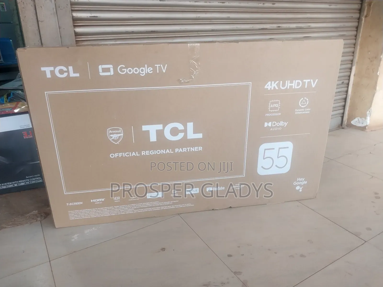 TCL 55 Smart Digital Flat Screen Flameless