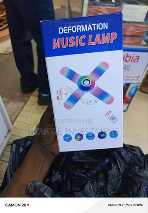 Music Lamp With a Remote