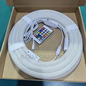 Rgb360 Degree Round Reticulate Chasing Color Neon Flexible