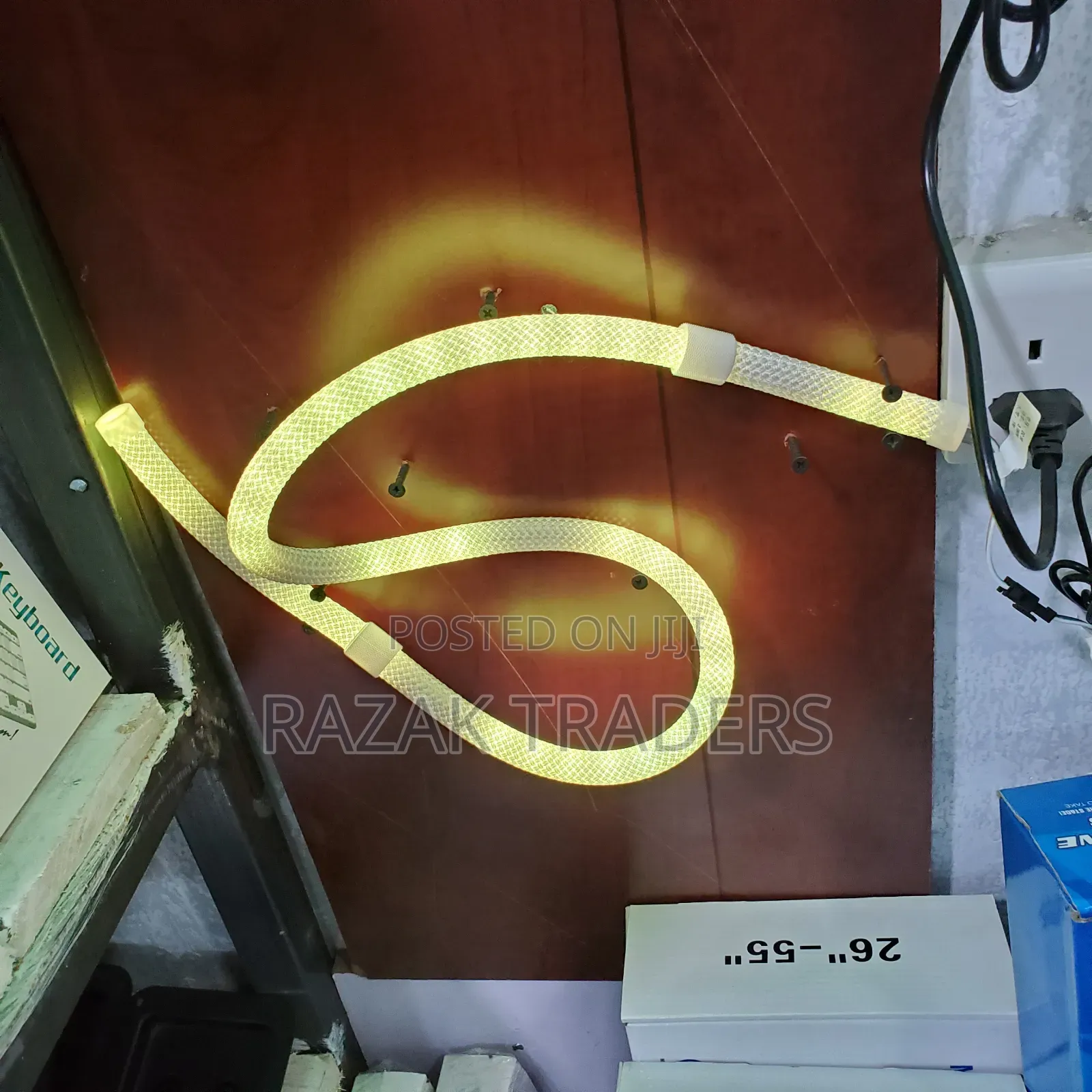 Rgb360 Degree Round Reticulate Chasing Color Neon Flexible