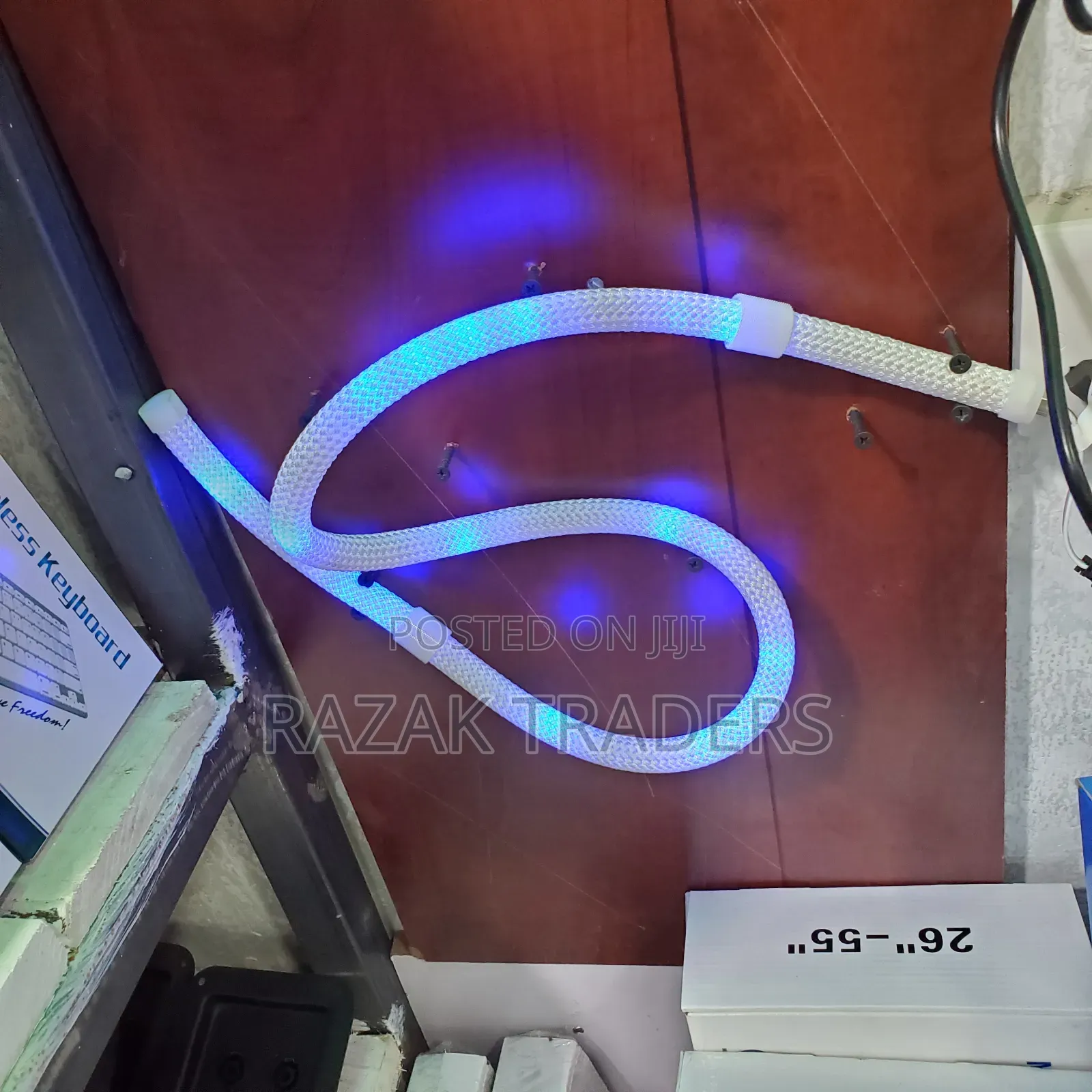 Rgb360 Degree Round Reticulate Chasing Color Neon Flexible