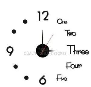 3D Large Mounted Clock