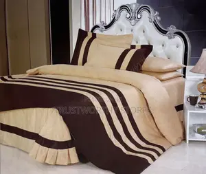 4pc Duvet Cover Set - 2 Pillowcases, 1 Bedsheet and 1 Duvet