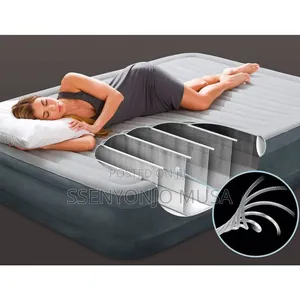 Intex Comfort Deluxe Dura-Beam Plush Airbed Mattress - Twin