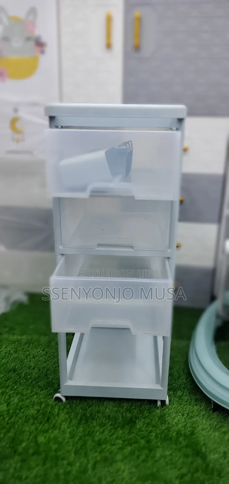 Rolling Utility Cart - Multi-Layer Mobile Storage Rack