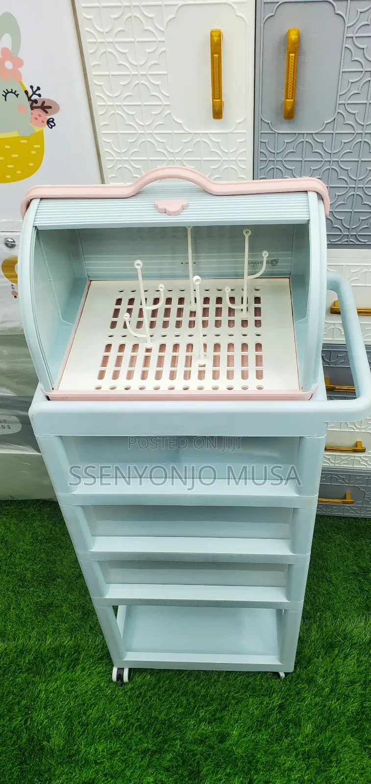Rolling Utility Cart - Multi-Layer Mobile Storage Rack