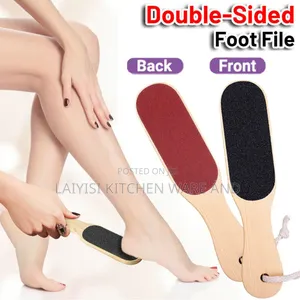 Photo - Foot File Double Sided Rasp Pumicescrubber for Care Pedicure