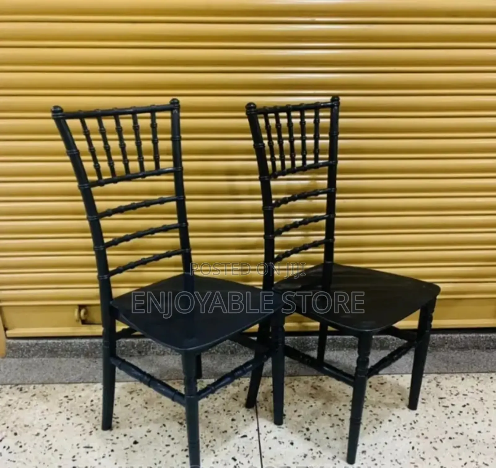 Bamboo Armless for Events Plastic Chairs