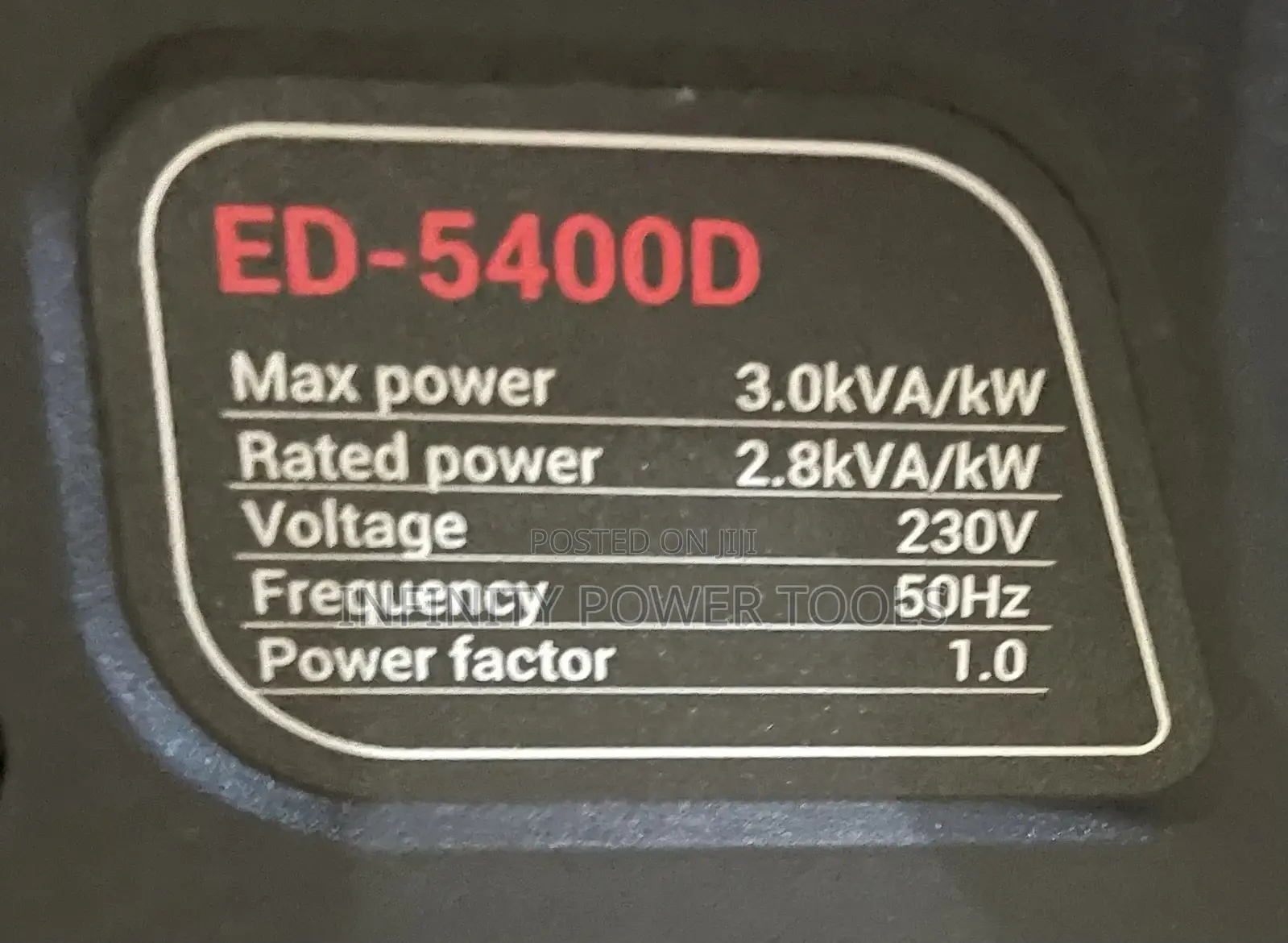 Gasoline Generator 3kw(ED-5400d)