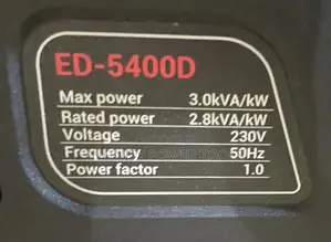Gasoline Generator 3kw(ED-5400d)