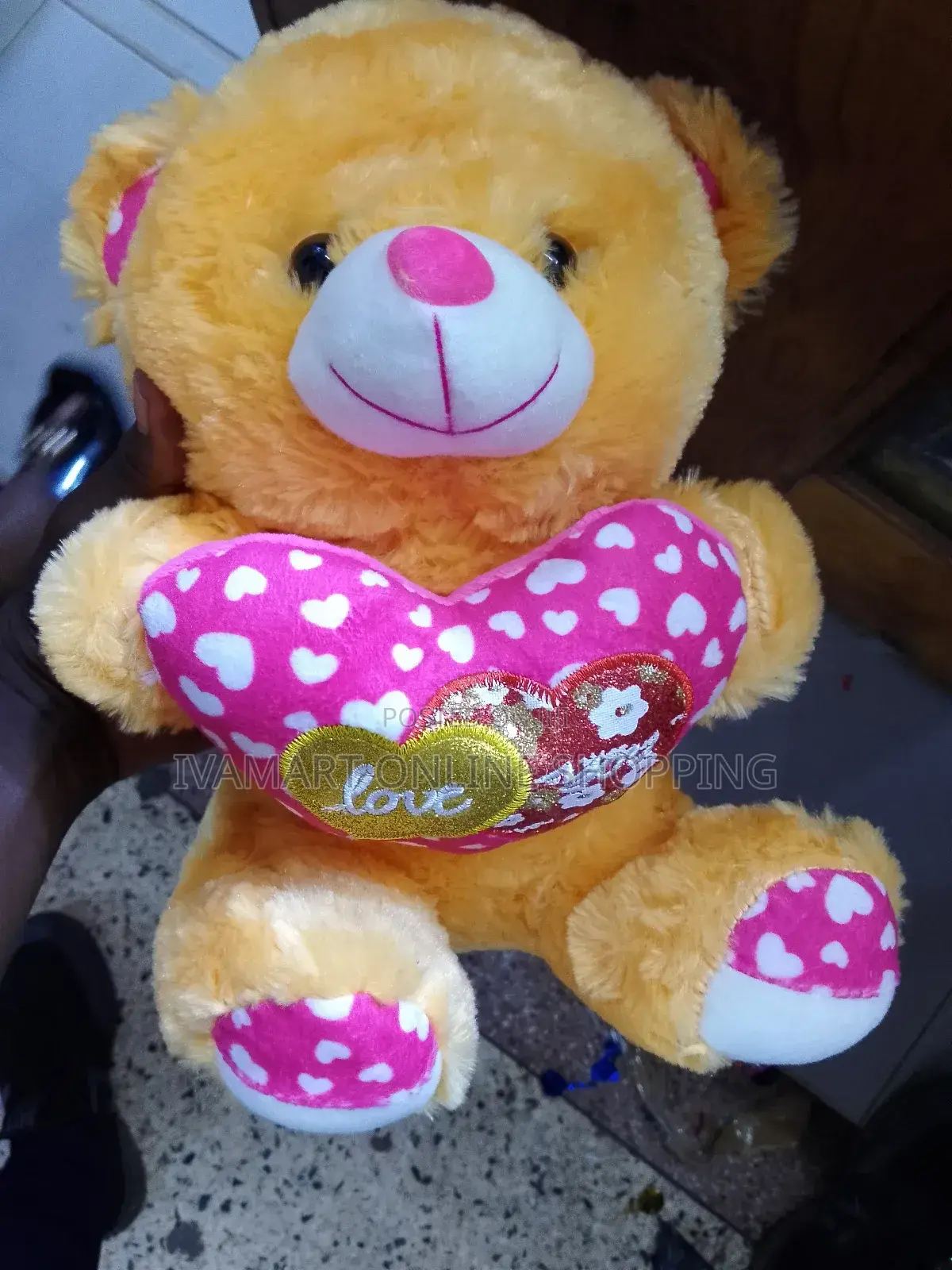 Love You" Teddy Bears - Small-Medium Size, Different Colors
