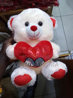 Love You" Teddy Bears - Small-Medium Size, Different Colors