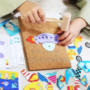 Wooden Knocking Puzzle Children Toys Cork Wooden