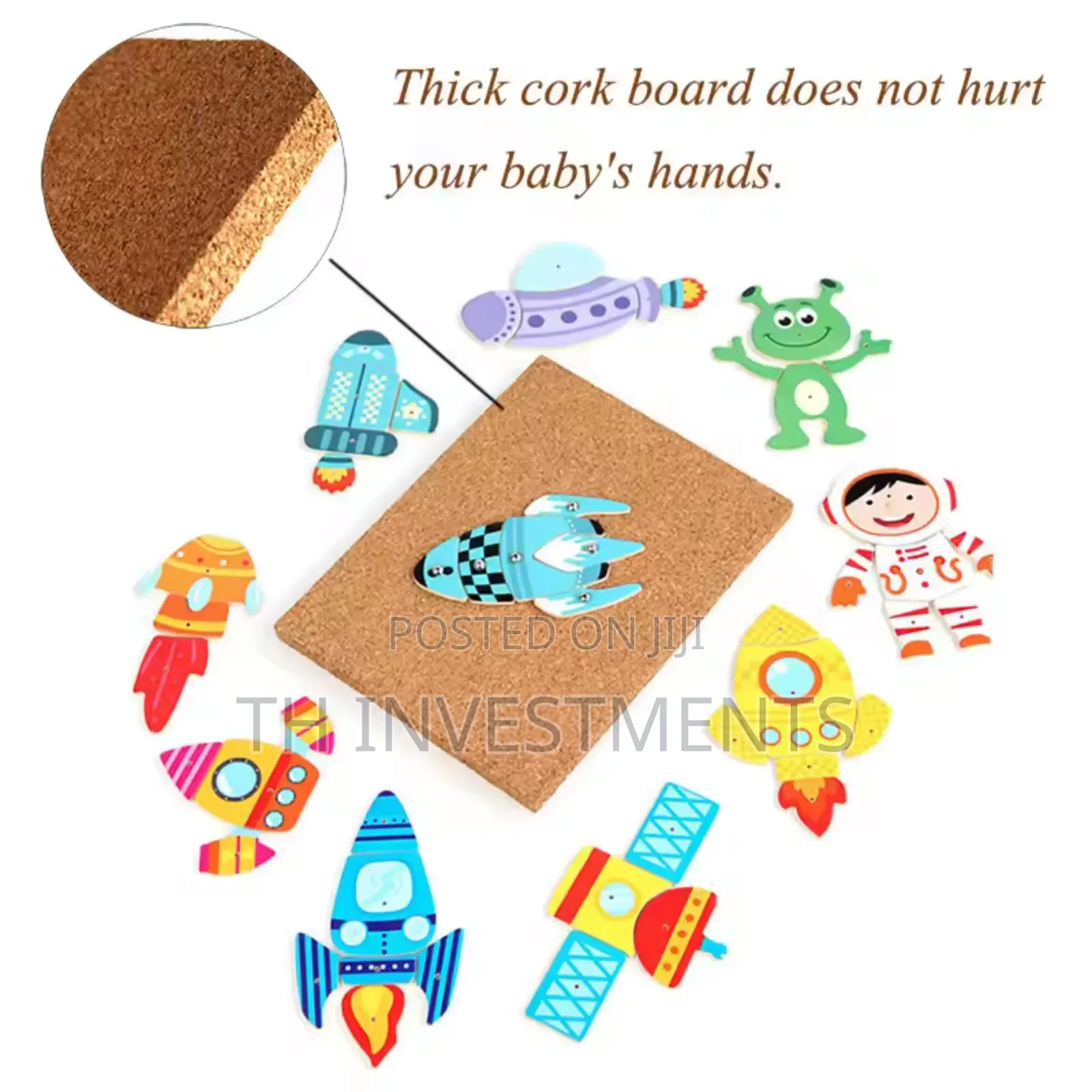 Wooden Knocking Puzzle Children Toys Cork Wooden