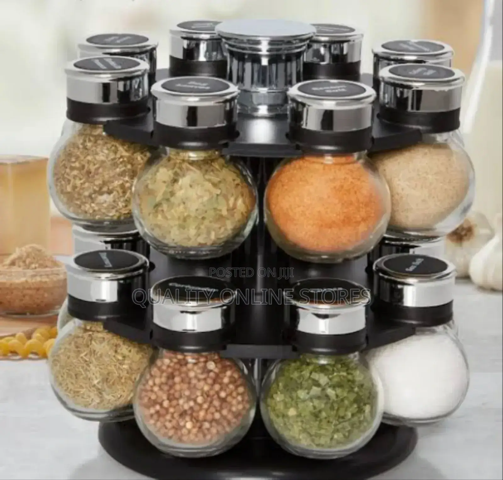 Round Spice Storage Rack