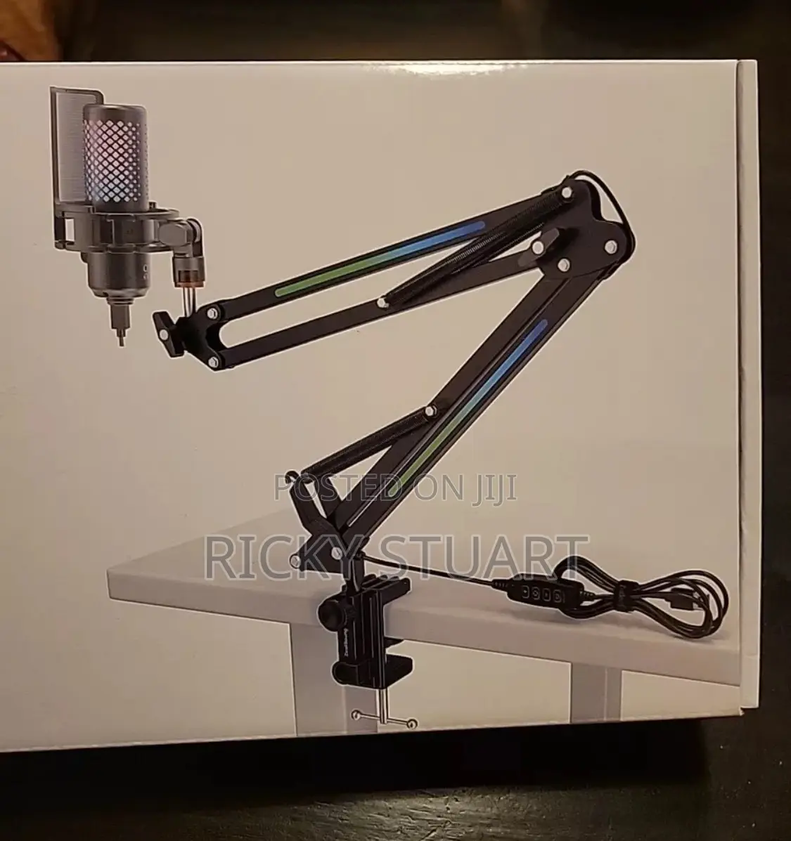Boom Arm Mic Stand Adjustable Suspension Scissor
