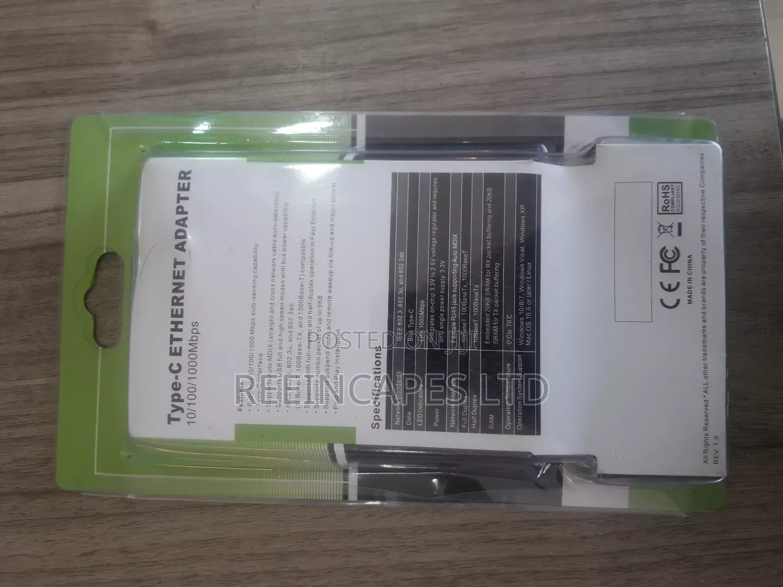 Usb-C Ethernet Adapter