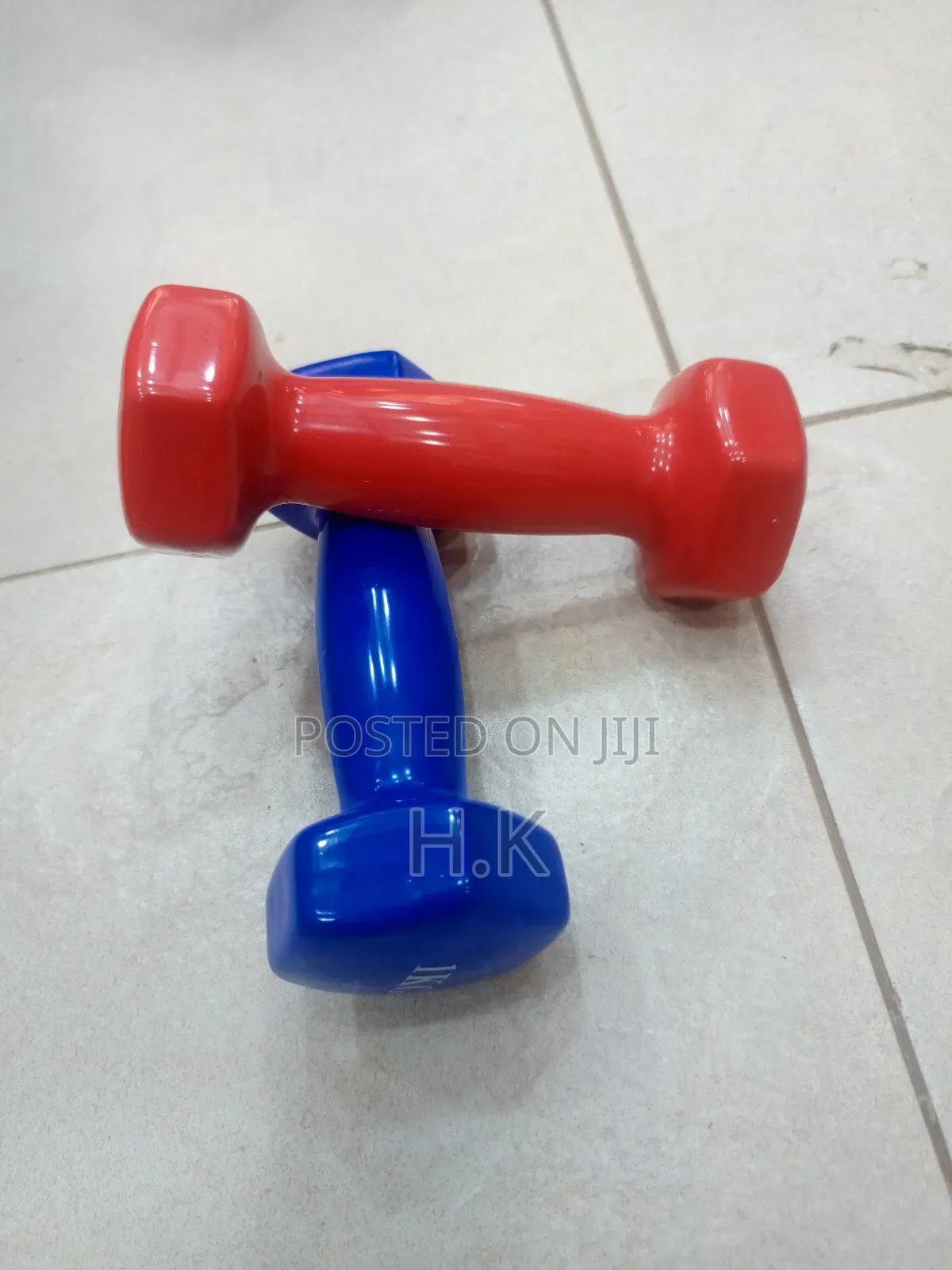 1kg Vinyl Dumbbell.